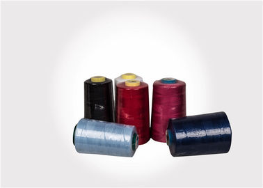 Linha de costura girada 100 por cento colorida 20/2 20/3 do poliéster com fibra brilhante