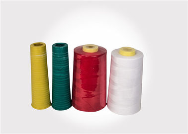 Linha de costura girada 100 por cento colorida 20/2 20/3 do poliéster com fibra brilhante