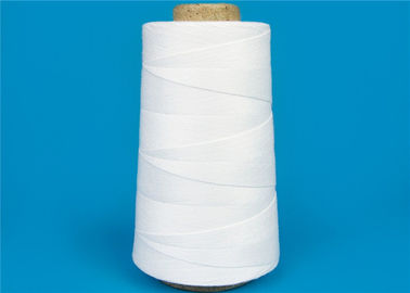Linha de costura de grande resistência girada 100% 10s de Polyetser ~ 20s Eco branco cru amigável